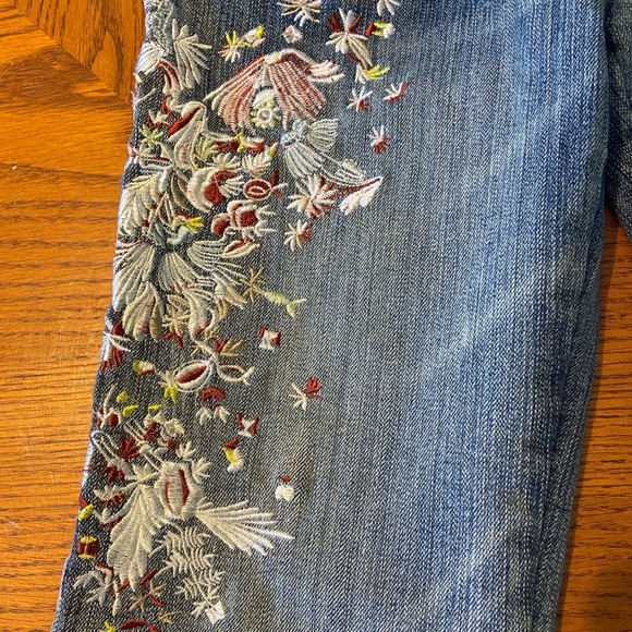 7 for all man kind “limited edition” Zac Posen flare jeans size 28 vintage! - Picture 7 of 9